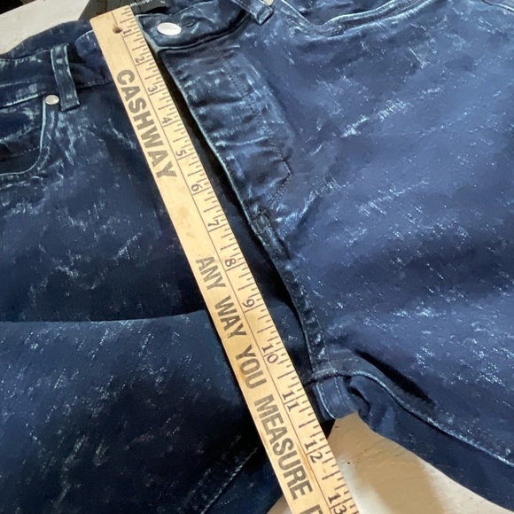 Zanerobe Jeans‎ Mens Joe Blow Button Fly Dark Blue Acid Wash Denim Size 32 NWT - Picture 12 of 13